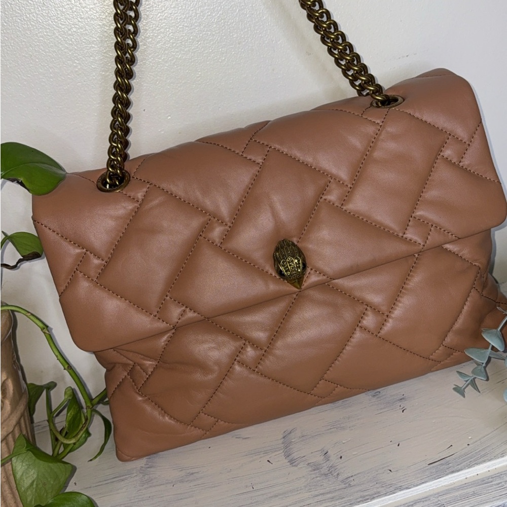 GORGEOUS BRAND NEW KURT GEIGER KENSINGTON QUILTED LEATHER CHAIN BAG
